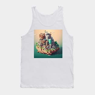 My small worlds : A busy town Tank Top